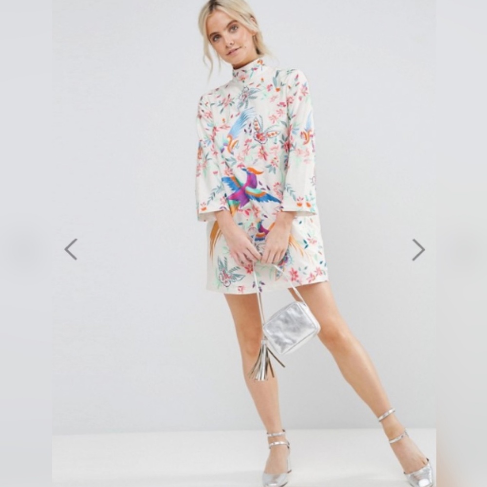 ASOS Petite Embroidered Mini Dress | HOST PICK